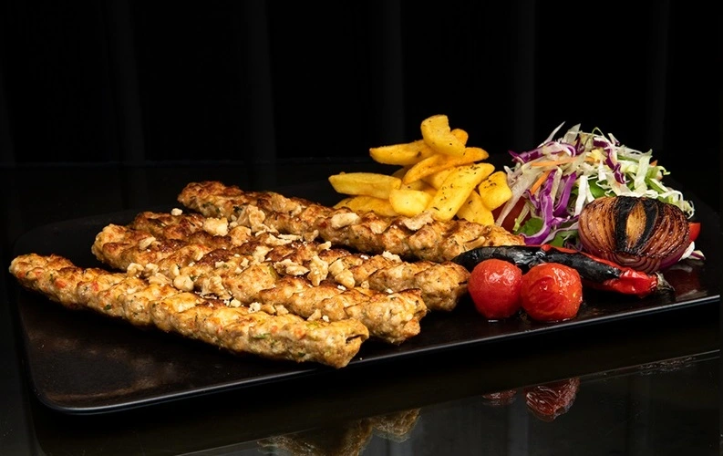 Chicken Kabab in the Source Restaurant