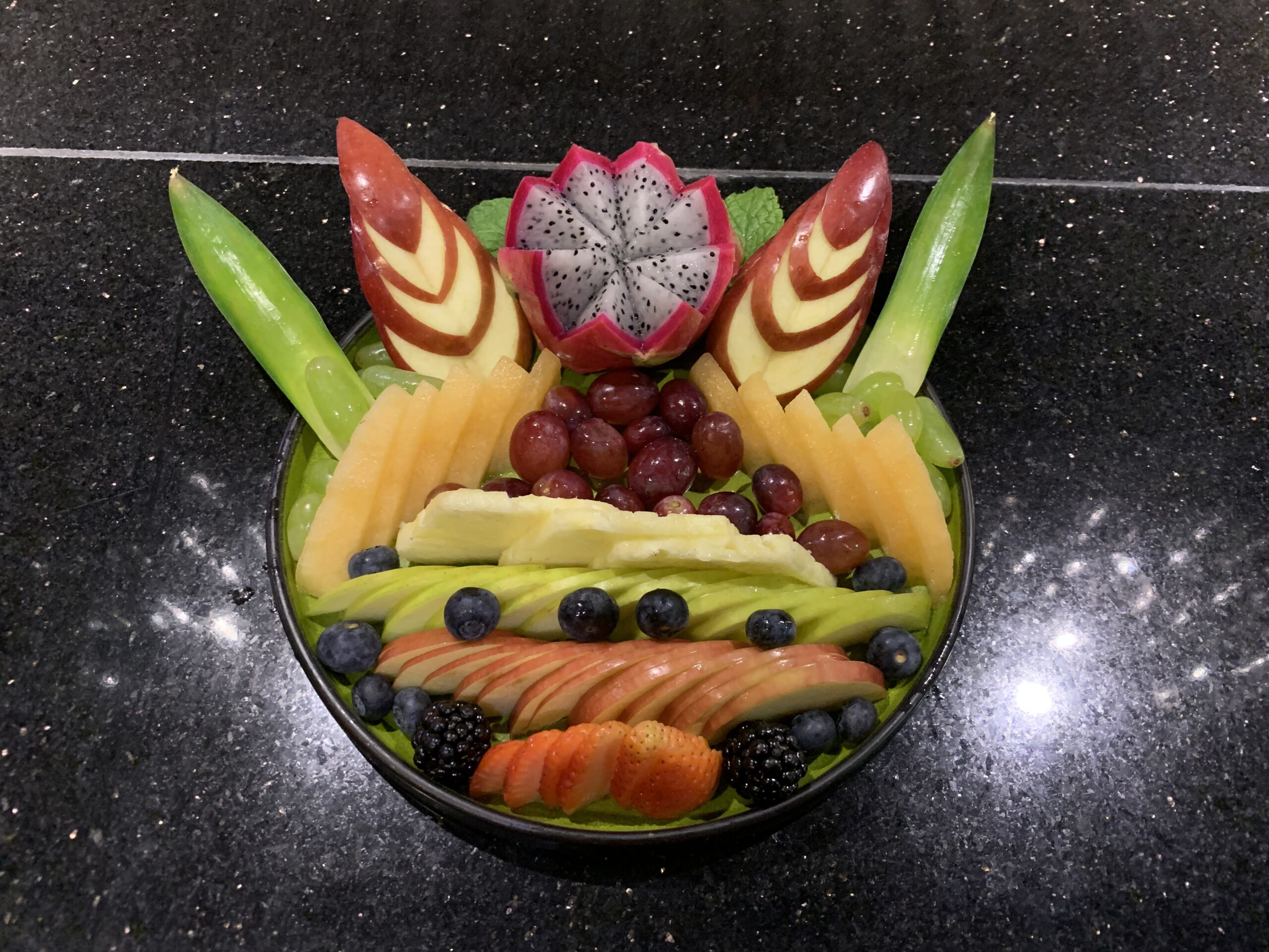 football half time with fruit in Qurum beach